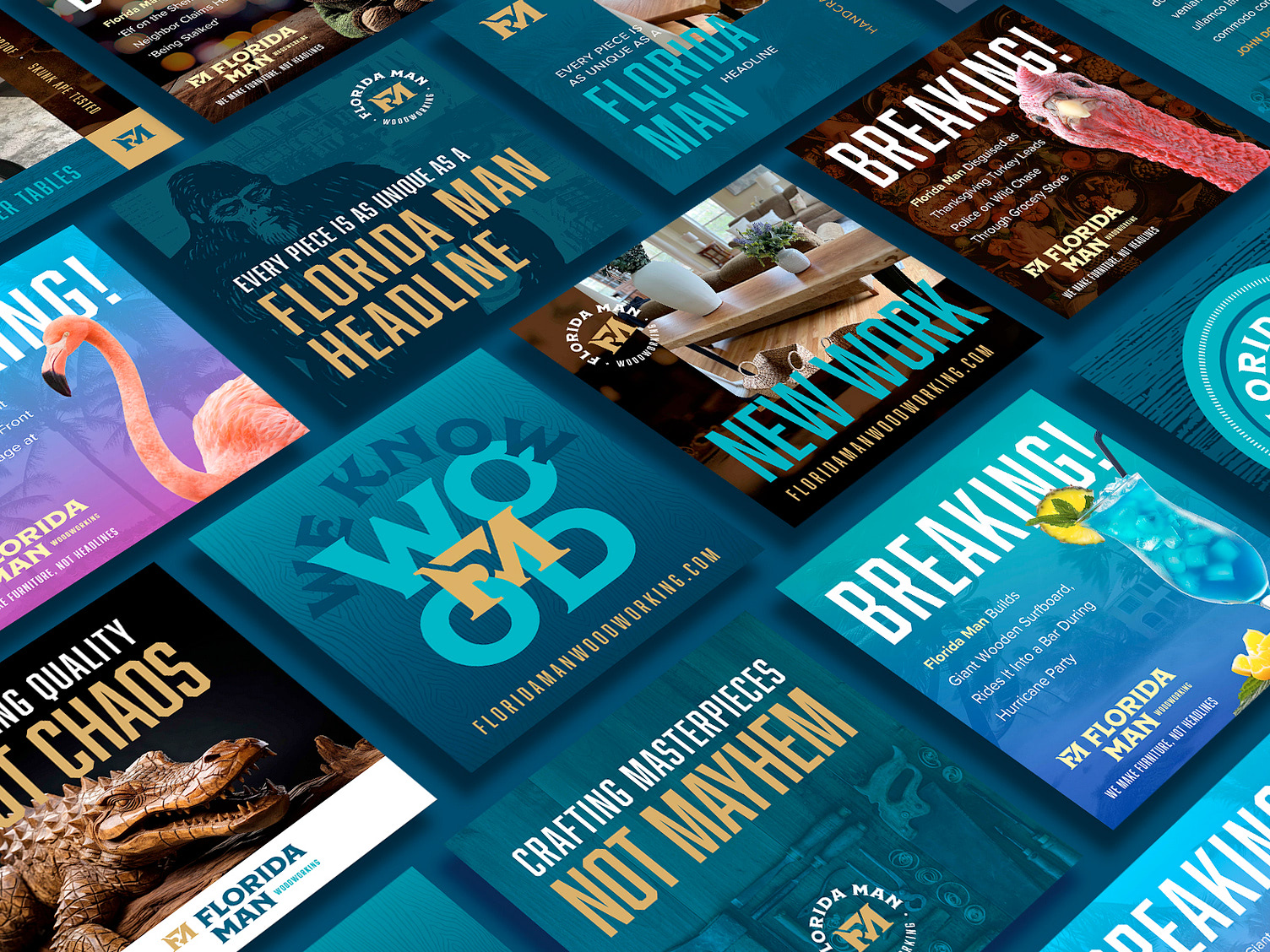 Woodworking Canva Social Graphics