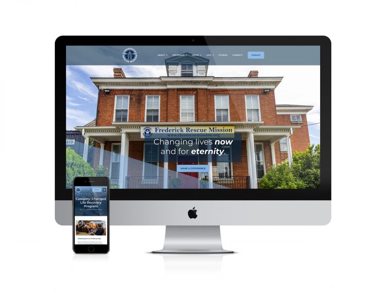 Frederick Rescue Mission Website Design