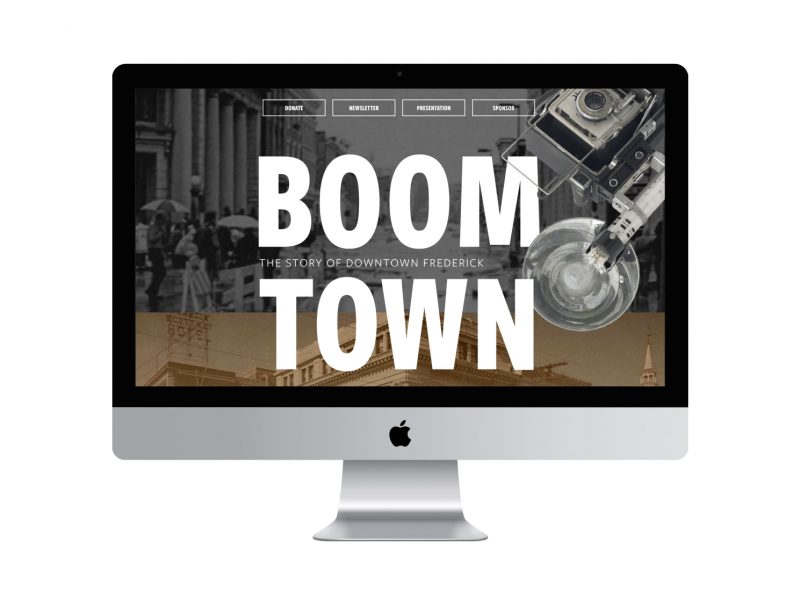 Boom Town Frederick Website Design