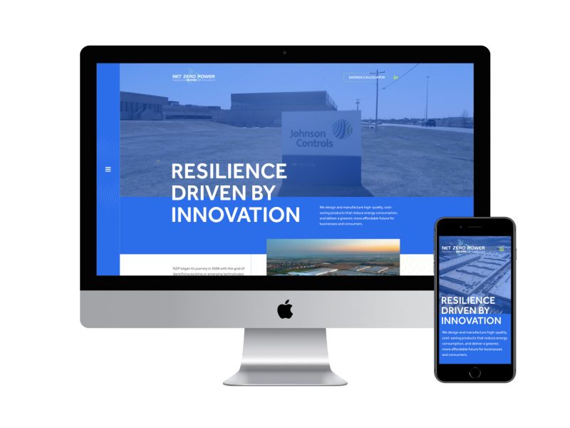 Net Zero Power Website Redesign