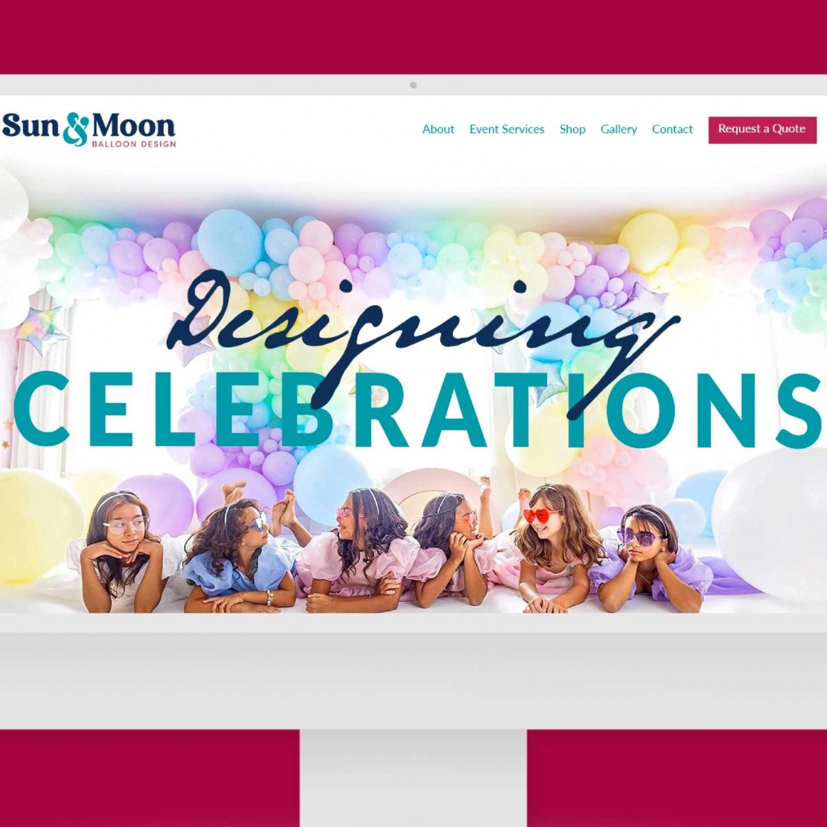 Sun & Moon Website Design